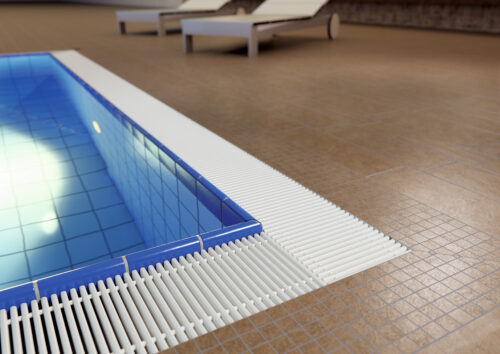 emco swimming pool grate Rigit corner solution
