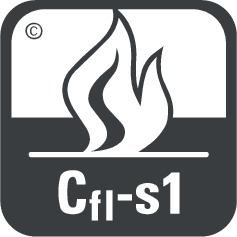 Se puede suministrar con reacción al fuego de acuerdo con EN Cfl-s1. (Comprobado por Textiles & Flooring Institute GmbH).